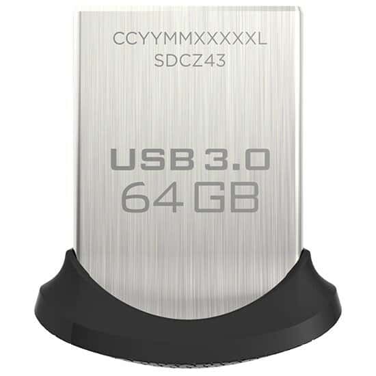فلش مموری  سن دیسک Ultra Fit SDCZ43 USB 3.0 64GB144923